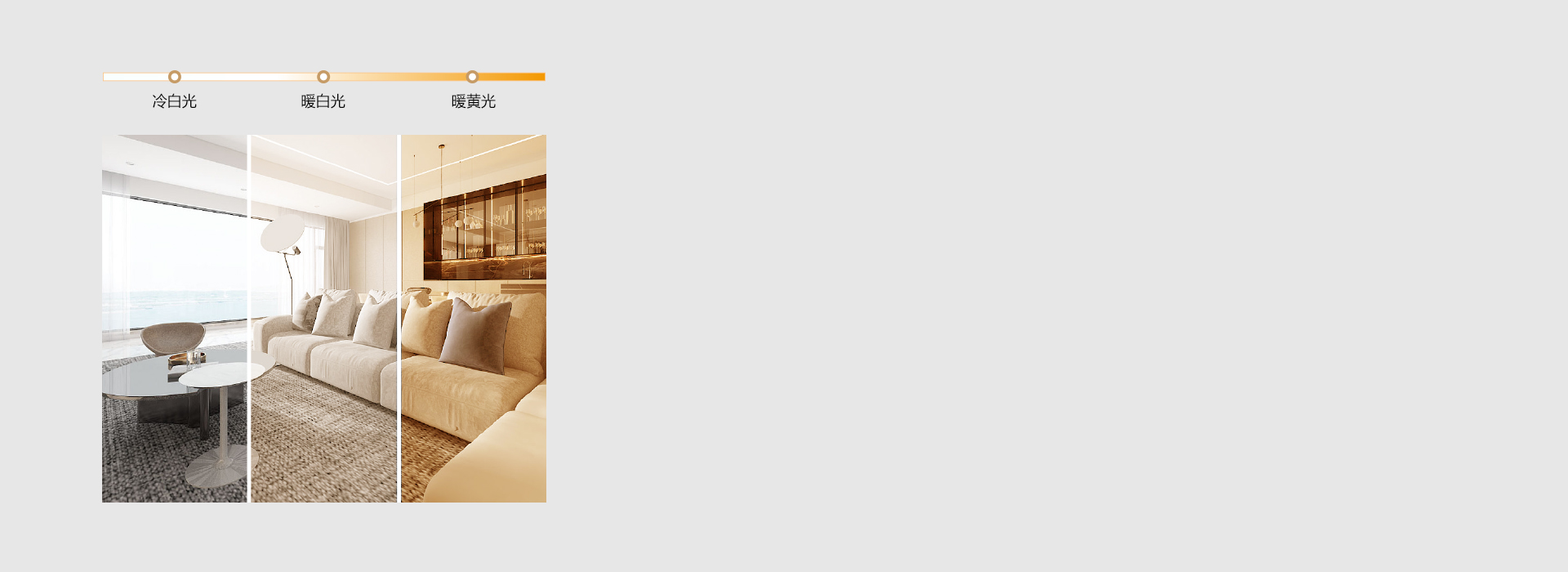 三段調(diào)光，生活需要多一點選擇 三色分段...
