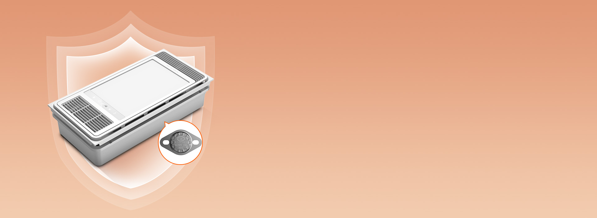 過熱保護，為安全加一道屏障 內置105...