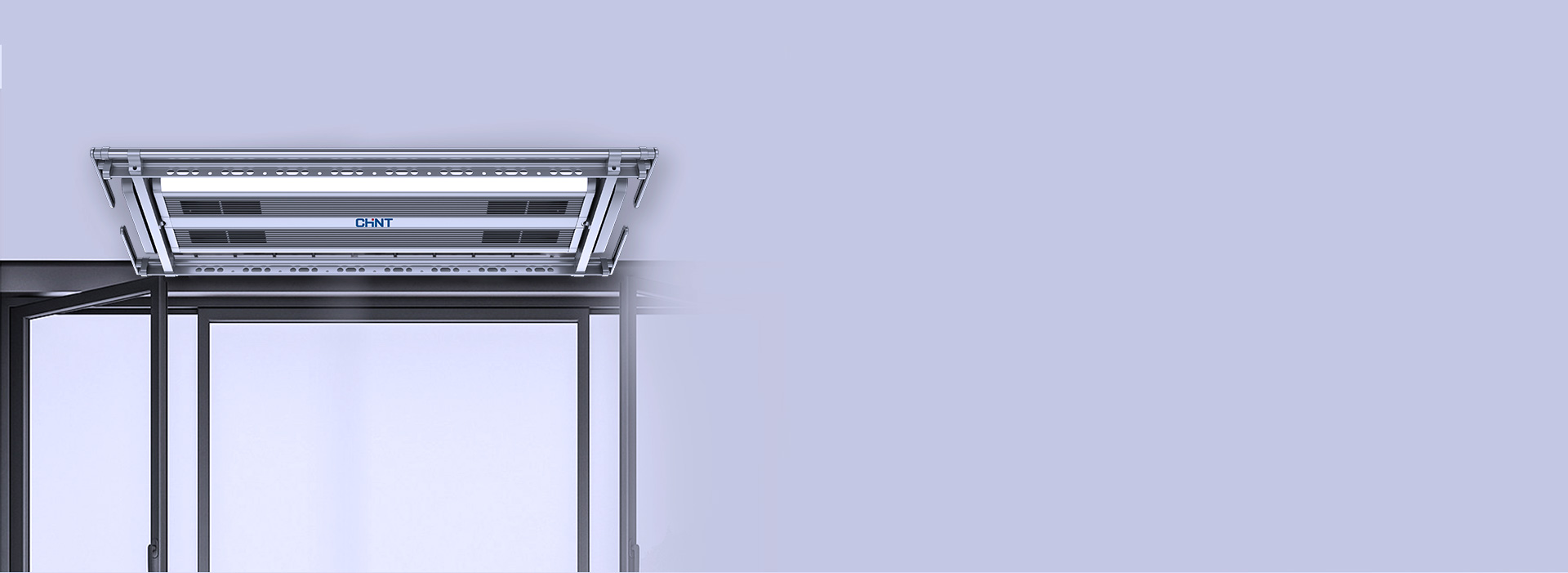 貼頂不擋窗，視覺更清爽 收攏后不擋光線...