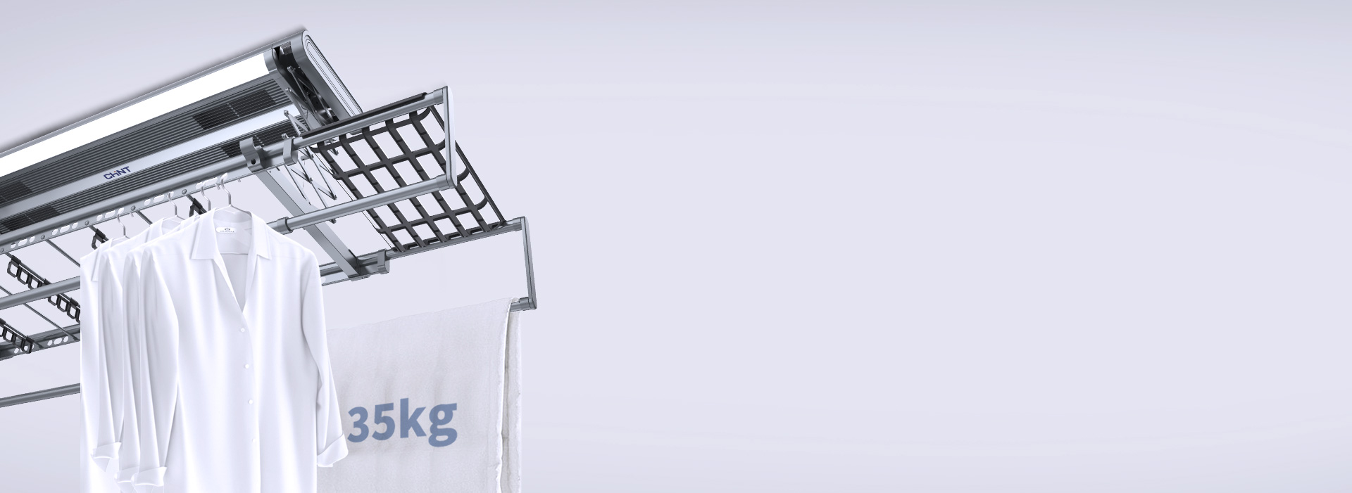 35kg強力承重，衣物放心曬 強大承重...