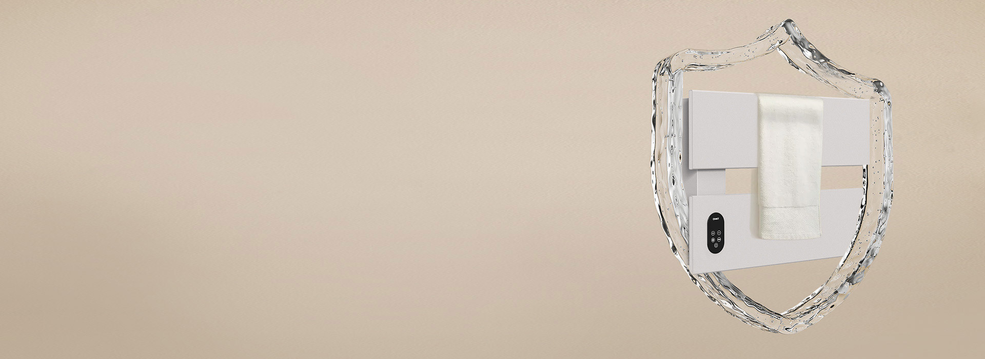 IPX4級可靠防水，濕毛巾隨用隨放 強...