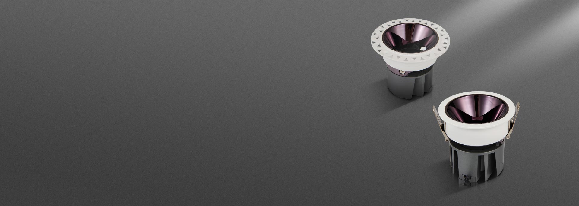 防眩深色燈杯，輕松駕馭無主燈 槍灰色燈...