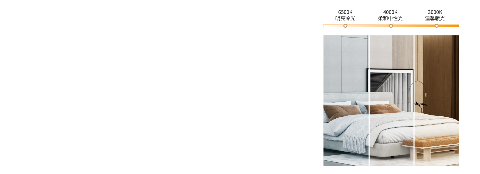 營造多種照明氛圍 可根據需要隨意切換使...